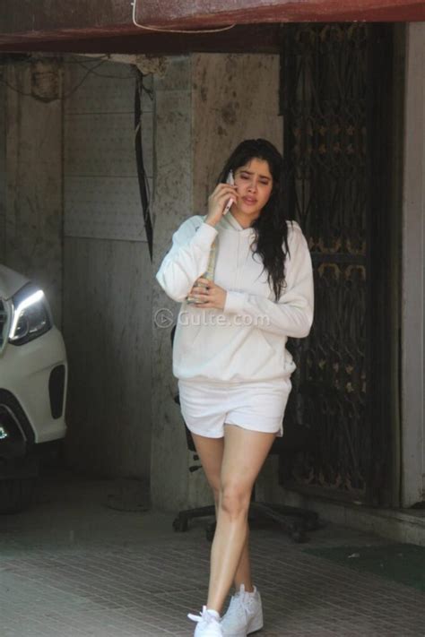 Janhvi Kapoor Slays The Gym Fashion In All White Co Ord Set