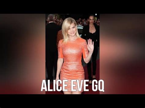 Alice Eve Gq YouTube