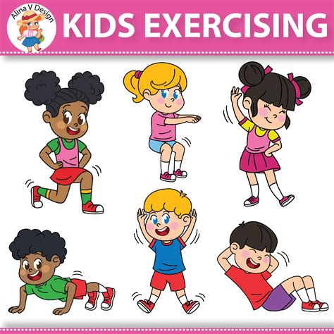Children Exercising Clip Art 20 Free Cliparts Download Images On
