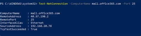 Use Powershell To Test Port Connectivity And Run Network Diagnostics