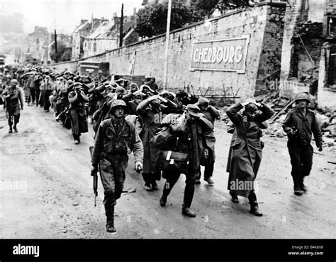 Ww2 German Soldiers Abandoned By Their Officers Are Marched Through