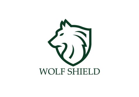 Wolf Shield Logo Design Wolf Logo
