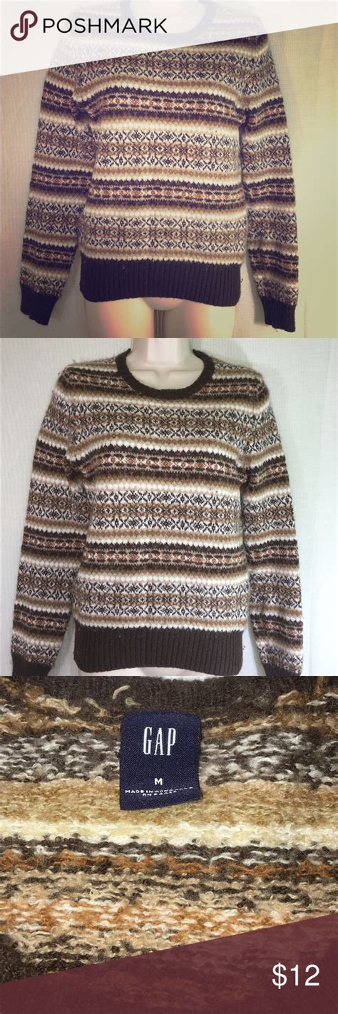 Brown Gap Sweater M Gap Sweater Sweaters Clothes Design