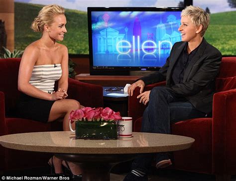 Whats Scarier Than Scream 4 Hayden Panettieres Orange Tan On Ellen