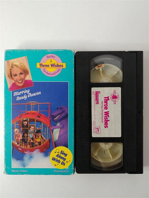 Barney And The Backyard Gang Three Wishes Starring Sandy Duncan Vhs