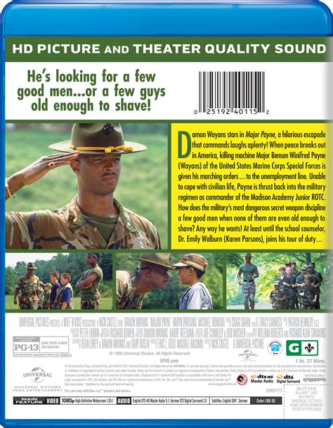 Major Payne Movie Page Dvd Blu Ray Digital Hd On Demand