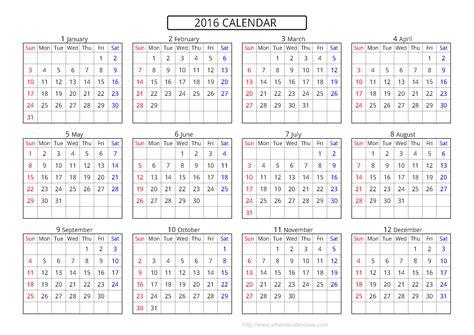 Yearly Calendar A4 Templates Free Printable