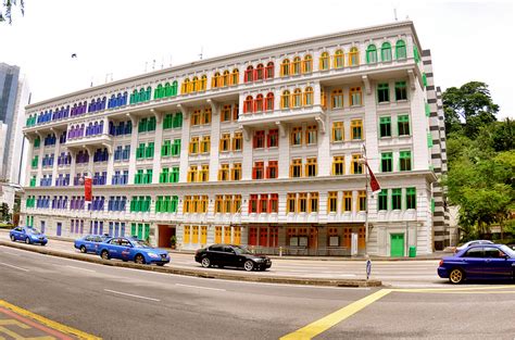 Colorful Building In Singapore Colourful Buildings Architecture