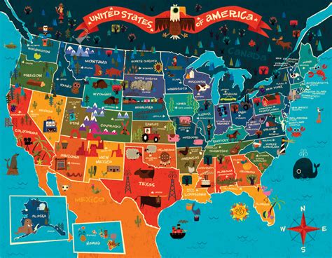 Online Maps United States Map For Children