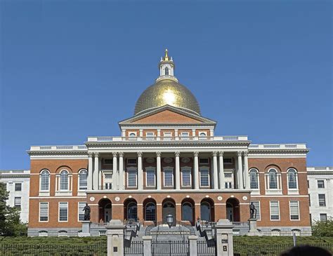 Massachusetts State Capitol State House Boston Built 1795 1798 Architectural Style Federal