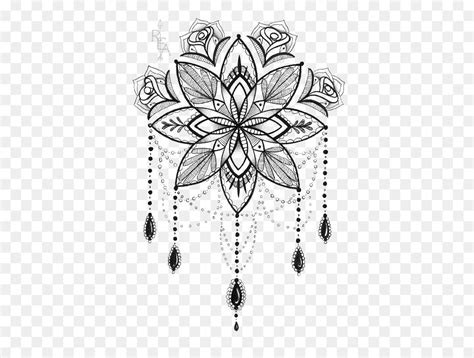 tattoo artist mandala drawing lotus print