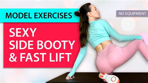 Model Exercises For Sexy Side Booty And Fast Lift Workout At Home No Equipment Bubble Round