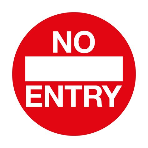 No Entry Floor Stickers First Safety Signs First Safety Signs Images