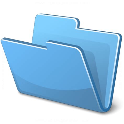 Blue Folder Icon At Vectorified Collection Of Blue Folder Icon