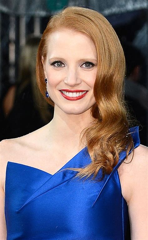 Jessica Chastain From Celebrity Inspired Bridal Hairstyles E News