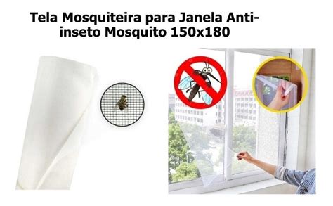 Tela Mosquiteira Janela Anti Inseto Mosquito Fita 150x150 Mercadolivre
