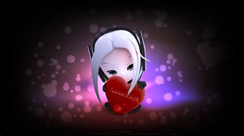 Anime Love Heart Chibi