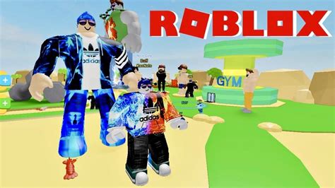 Becoming A Noob In Lifting Simulator On Roblox Nate And His Dad Try Getting Buff Gameplay