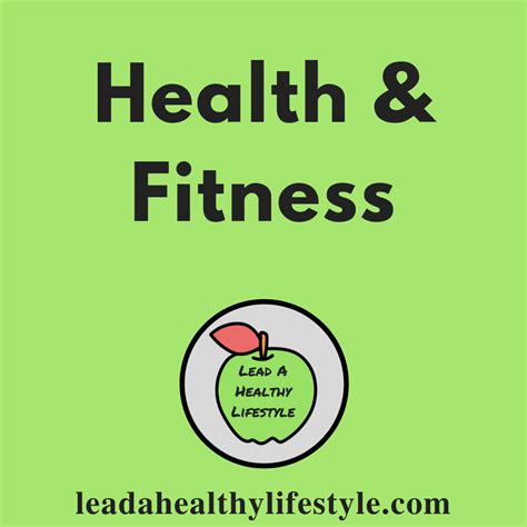 Pin by Lead A Healthy Lifestyle on Health and Fitness ...