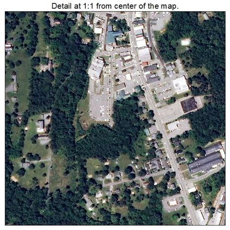 Aerial Photography Map Of Halifax Va Virginia