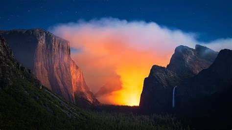Yosemite El Capitan National Park Sunset Hd Wallpaper Pxfuel