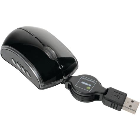 Iessentials Mini Retractable Mouse Celiemmpr Retractable Cord Computer Accessories Mini