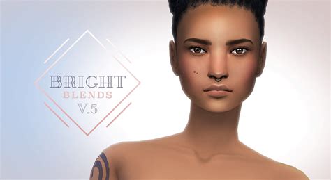 Bright Blends V5 Skin By Littlecakes Sims 4 Sims 4 Cc Skin The