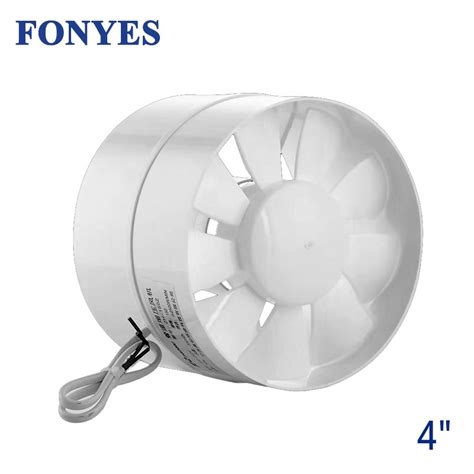 4 Inch Inline Duct Fan Mini Blower Ventilation Extractor Exhaust Fan
