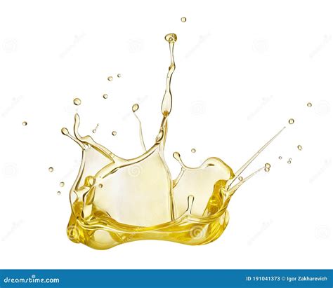 Oil Splash On White Background Stock Image Image Of Transparent