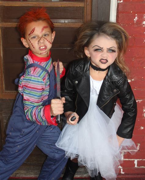 Great sibling Halloween costumes. Chucky and his bride! | Scary halloween costumes, Sibling ...