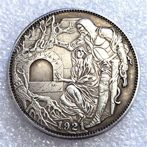 Lktingbax Morgan Hobo Nickel Us Head 1921 Hobo Nickel Coin Old Coin