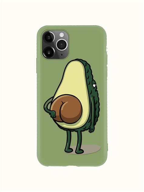 Etui na telefon z kreskówkowym awokado Pattern phone case Phone