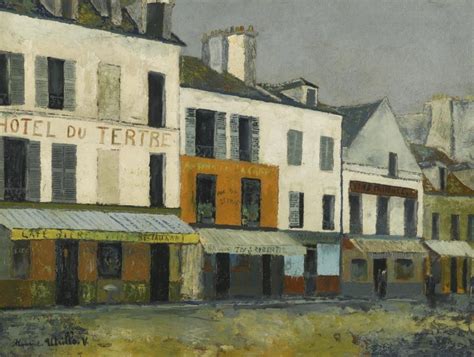 Maurice Utrillo LhÔtel Du Tertre À Montmartre Circa 1910 Mutualart