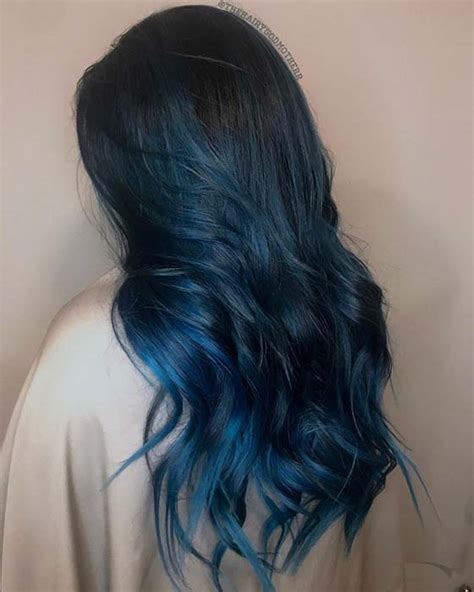Top Brown Hair Dyed Blue Ideas And Inspiration