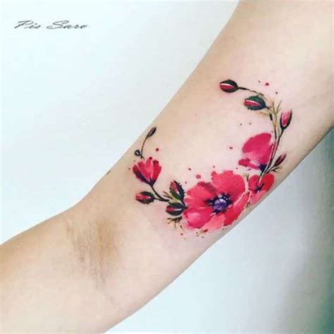 Tatuajes De Flores Distintos Diseños Hombres Mujeres Y Sus Significados
