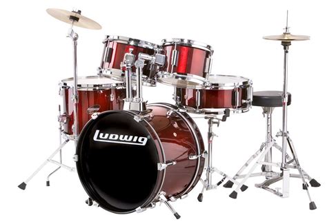 Ludwig Accent Series In Wine Red Finish Find Your Drum Set Drum