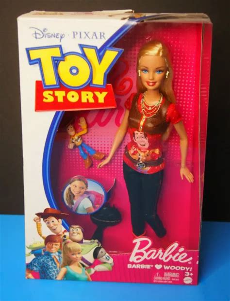 Disney Toy Story 3 Barbie Loves Woody Barbie Doll 2009 Mattel Nib
