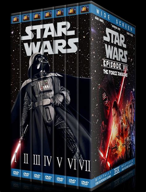 Star Wars Collection Custom Dvd Cover Set English 1977 2015 Covertr
