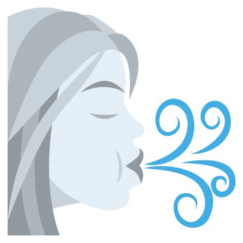 Wind Blowing Face Emoji For Facebook Email And Sms Id 346 Uk