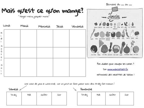 Téléchargez nos modèles de planificateur de menu hebdomadaire vous permettant d'organiser en famille le déjeuner et le dîner tous les jours téléchargez et imprimez ce modèle de planning de menu vierge en noir et blanc pour organiser vos repas de famille hebdomadaires en pdf ou en image Épinglé sur organisation maison