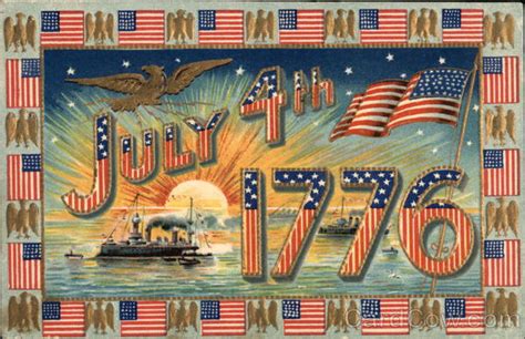 Most americans like to celebrate this special day in a grand manner, sending 4th of july greetings messages to spread love and happiness. July 4th - 1717 - United States Flags & Eagle 4th of July