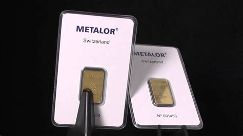 Metalor 10 gram gold bar. Metalor 10 Gram Gold Bar 999.9 - YouTube