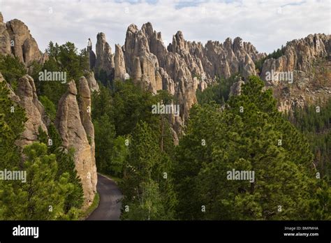 Needles Highway Under Cathedral Spires Custer State Park Black Hills