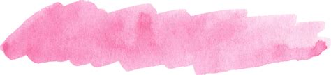 39 Pink Watercolor Brush Stroke Png Transparent Vol 2