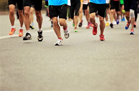 Marathon Athletes Running Stock Image Image Of Healthy 47925199