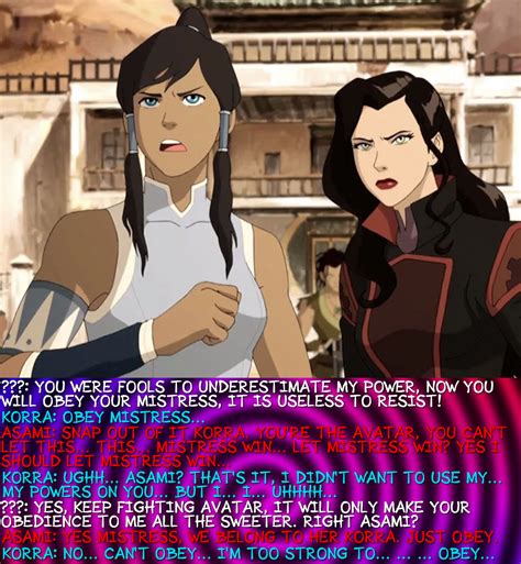 korra and asami hypnotized part 1 by gamingsm on deviantart
