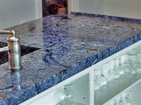 Blue Quartz Countertops Granite Hanstone Beach Kitchen Blue