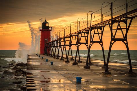 Michigan Lighthouse Wallpapers Wallpaper Cave