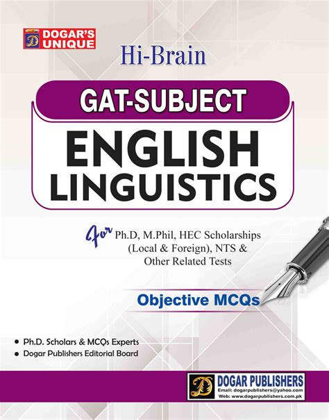 Dogar Up To Date Gre Gat Subject English Linguistics Mcqs New