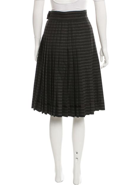 Marc Jacobs Pleated Wool Skirt Clothing Mar42309 The Realreal